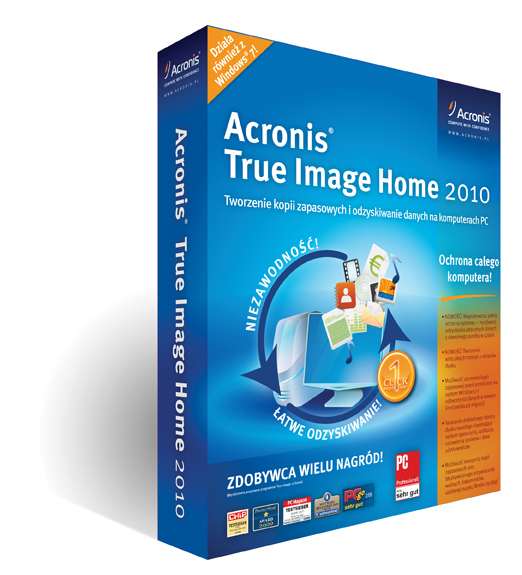 Acronis True Image Home 2010 w polskiej wersji językowej – pełna ochrona komputera non stop 12 stycznia br. Acronis wprowadza Acronis True Image Home 2010 PL – najnowszą wersję programu...